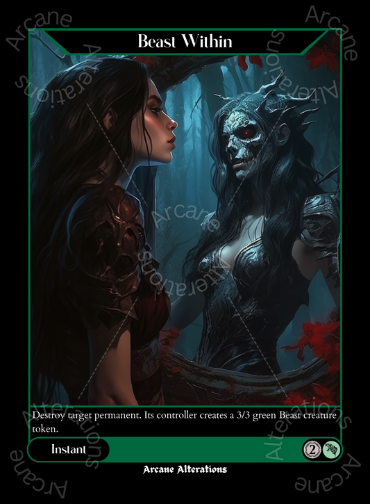 Beast Within - High Quality Altered Art Custom Proxy Cards