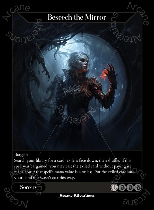 Beseech the Mirror - High Quality Altered Art Custom Proxy Cards