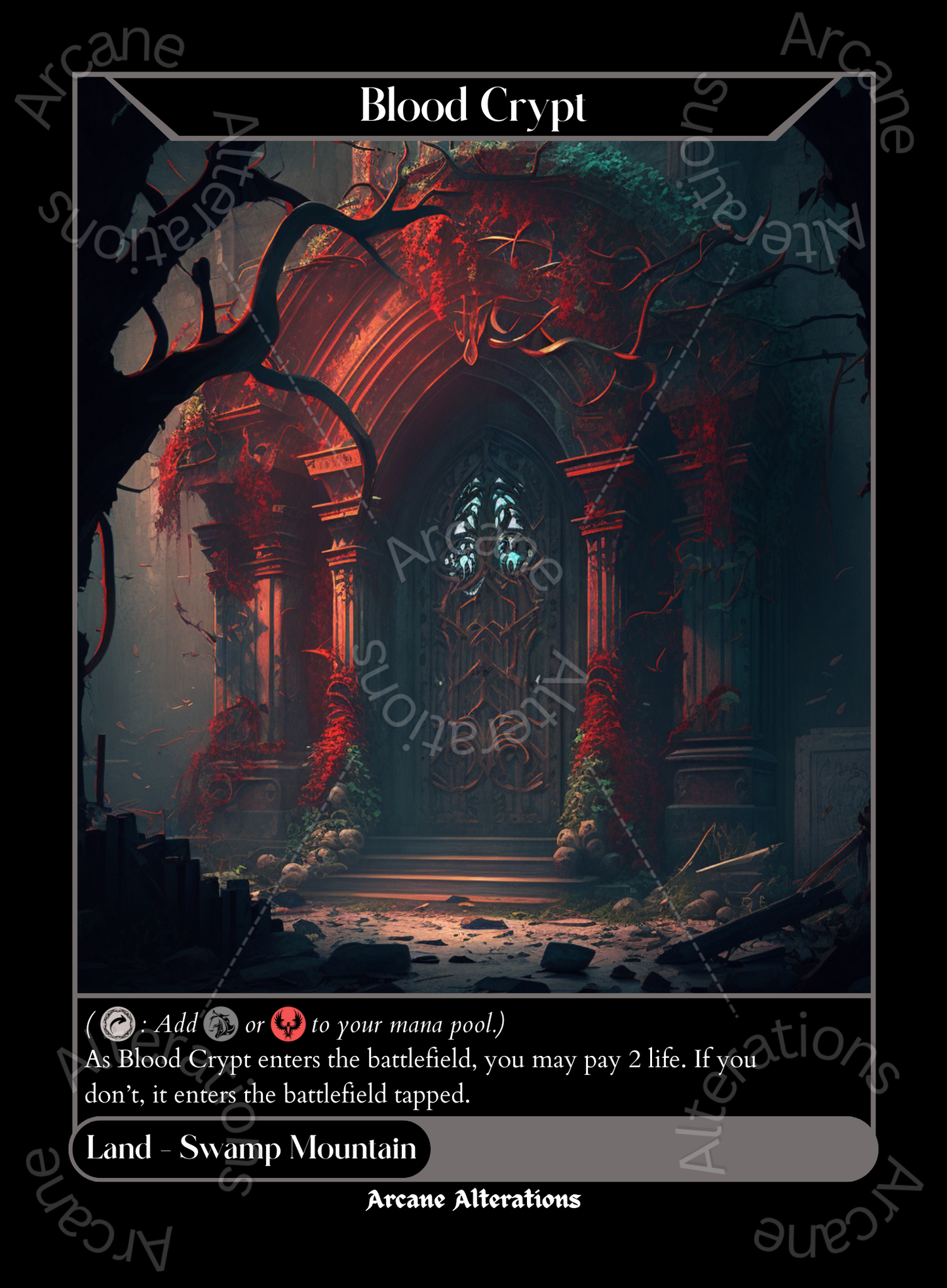 Blood Crypt - High Quality Altered Art Custom Proxy Cards