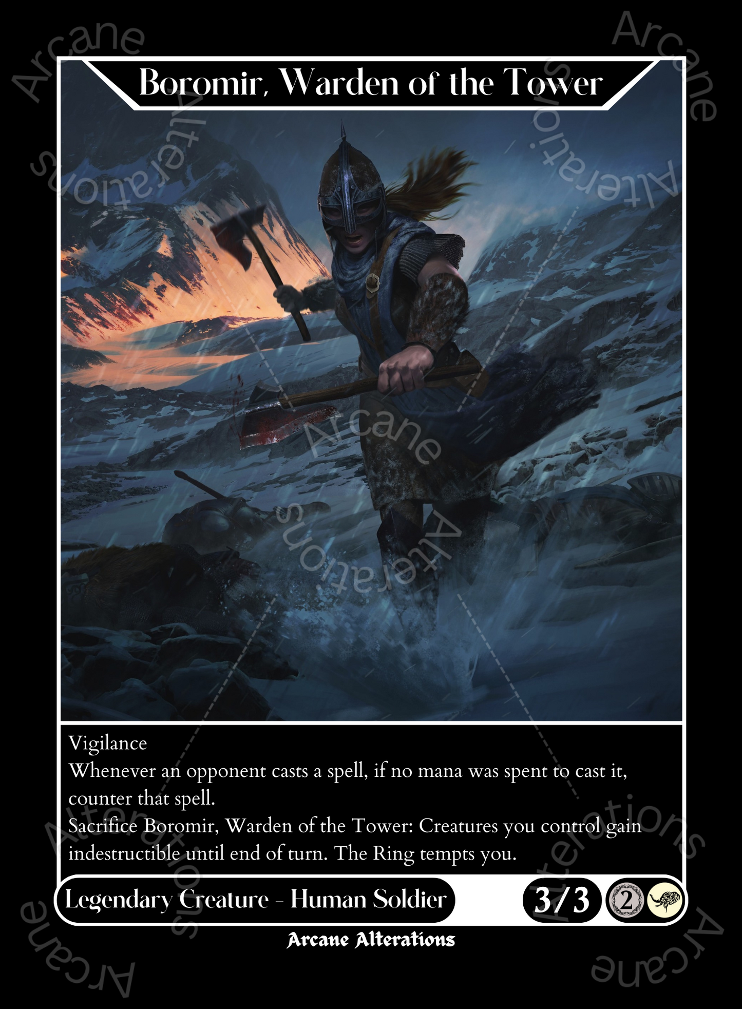 boromir mtg card Boromir, Warden of the Tower The Ring tempts you. MTGNexus - Boromir, Son of