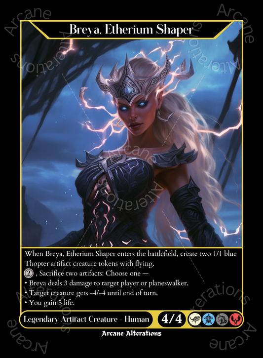 Breya, Etherium Shaper - High Quality Altered Art Custom Proxy Cards