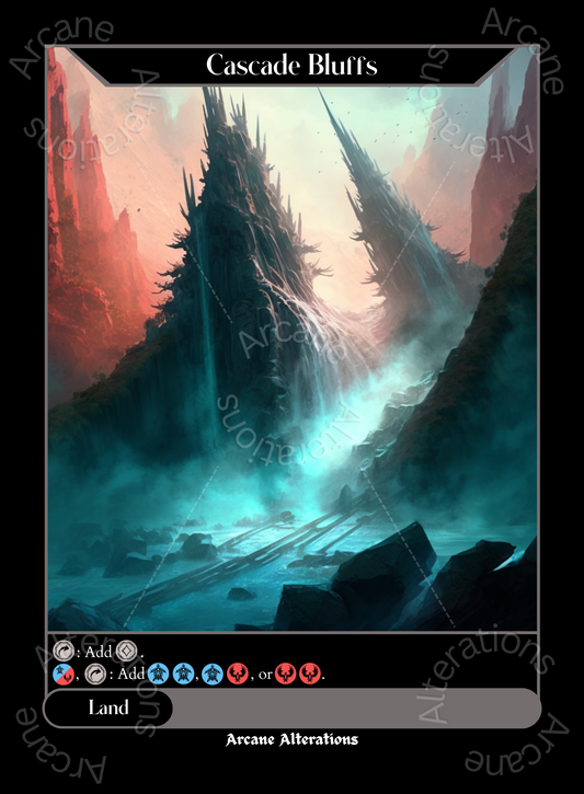 Cascade Bluffs - High Quality Altered Art Custom Proxy Cards