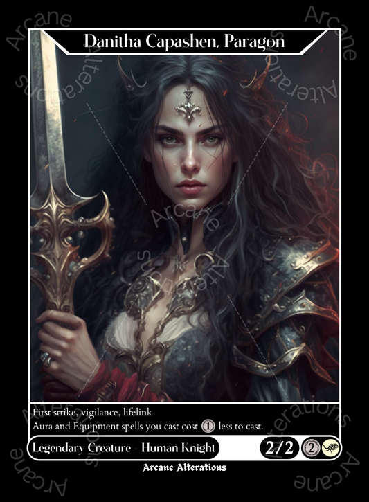 Danitha Capashen, Paragon - High Quality Altered Art Custom Proxy Cards