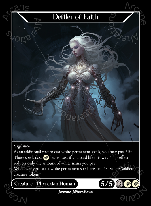 Defiler of Flesh - High Quality Altered Art Custom Proxy Cards