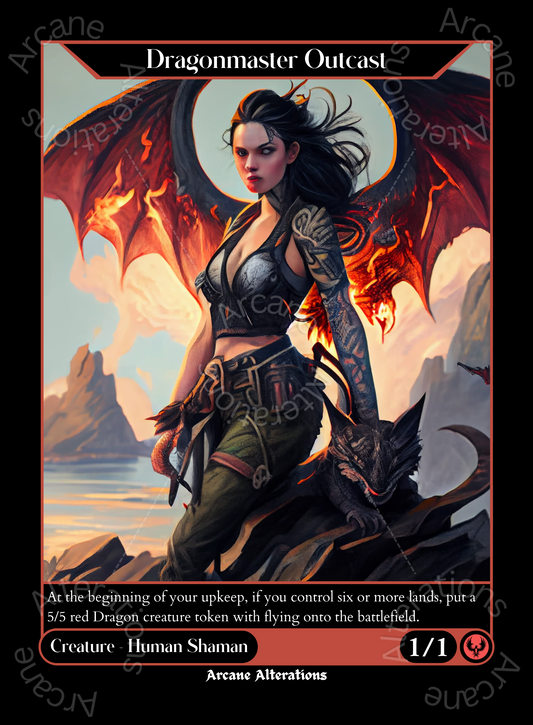 Dragonmaster Outcast - High Quality Altered Art Custom Proxy Cards