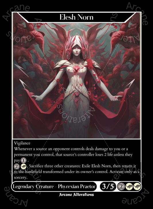 Elesh Norn - High Quality Altered Art Custom Proxy Cards