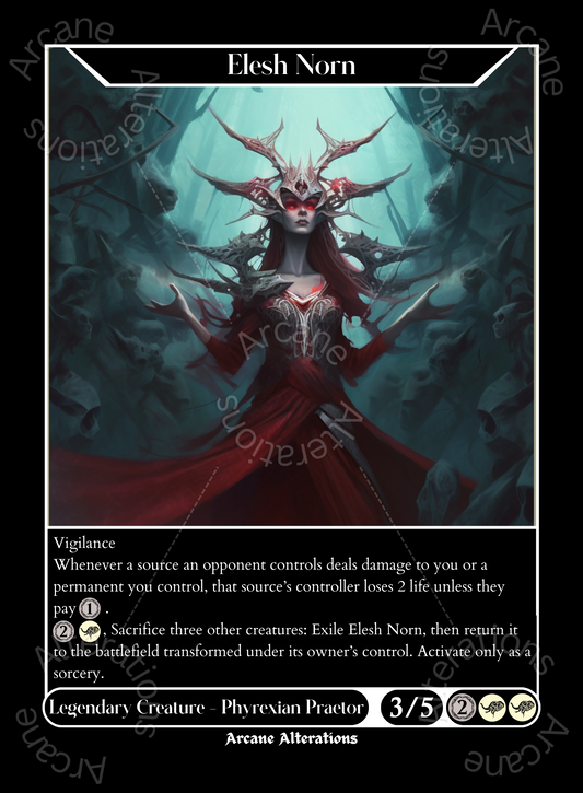 Elesh Norn - High Quality Altered Art Custom Proxy Cards