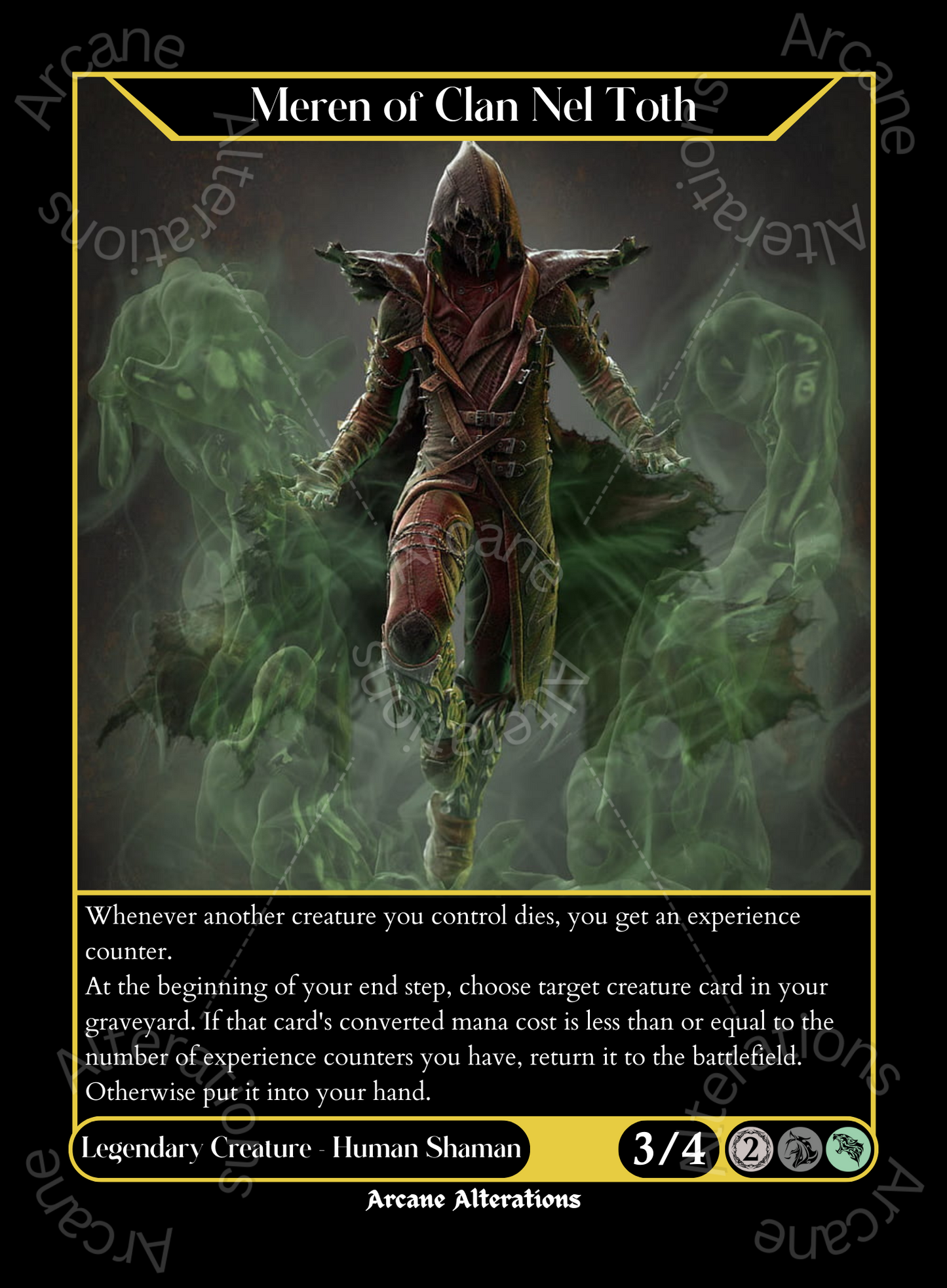 Meren of Clan Nel Toth Emrac Mortal Kombat Crossover Single - High Quality Altered Art Custom Proxy Cards