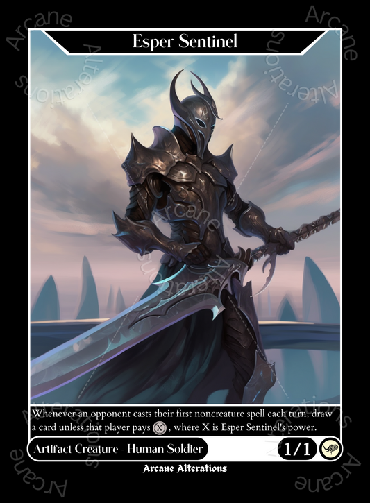 Esper Sentinel - High Quality Altered Art Custom Proxy Cards