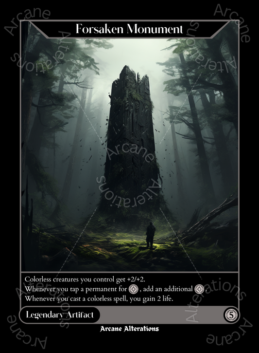 Forsaken Monument - High Quality Altered Art Custom Proxy Cards