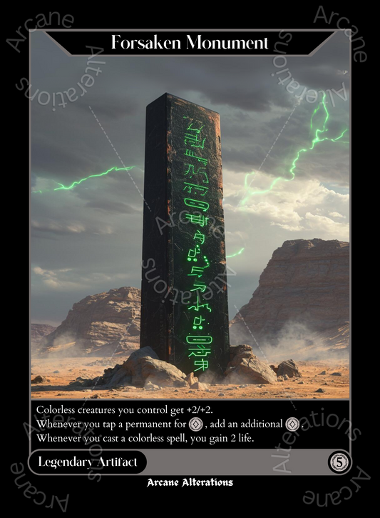 Forsaken Monument - High Quality Altered Art Custom Proxy Cards