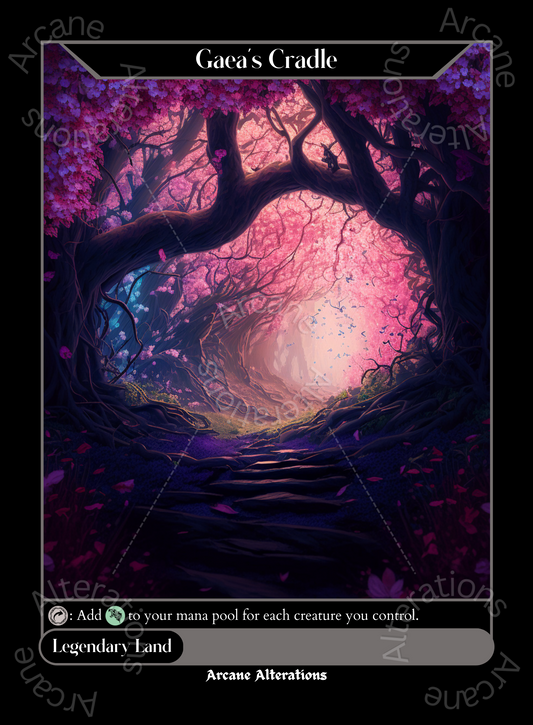 Gaea's Cradle - High Quality Altered Art Custom Proxy Cards