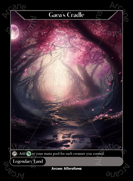 Gaea's Cradle - High Quality Altered Art Custom Proxy Cards