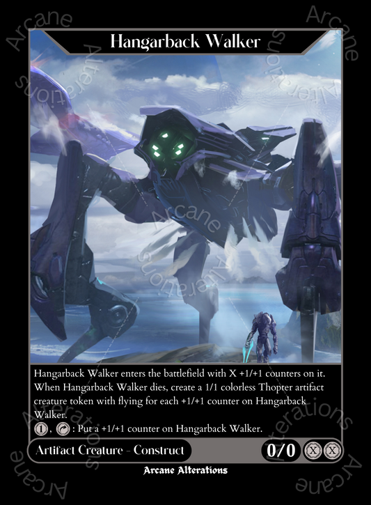 Hangarback Walker Scarab Halo Crossover - High Quality Altered Art Custom Proxy Cards