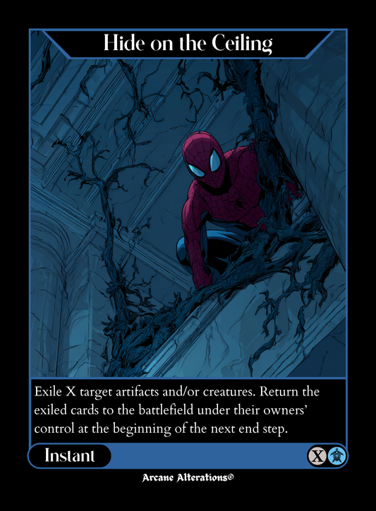 Hide on the Ceiling - Full Art Altered Art Custom Proxy Cards