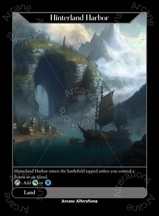 Hinterland Harbor - High Quality Altered Art Custom Proxy Cards