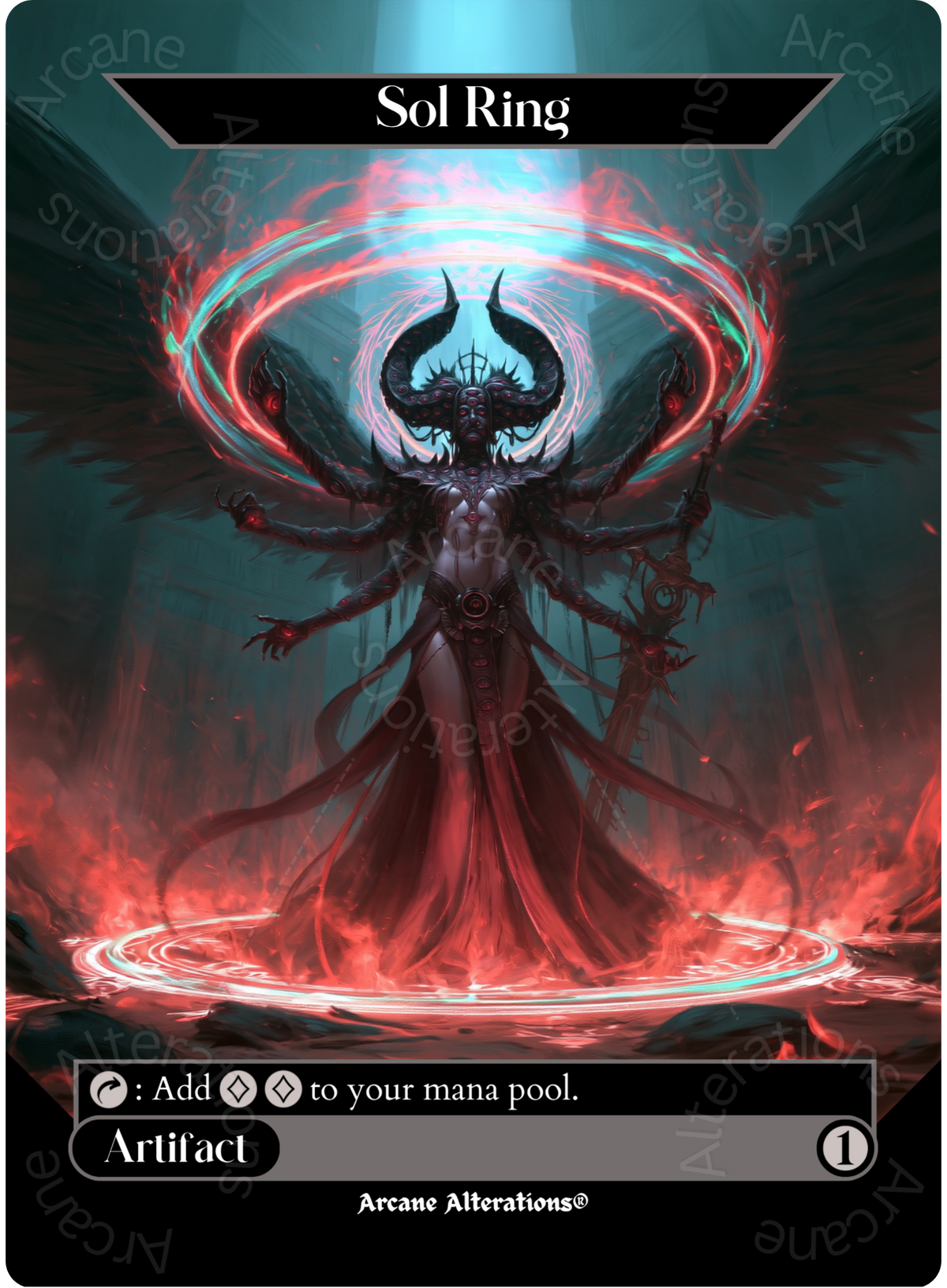 Free Instagram Exclusive Full Art Sol Ring Promo Card - One Per Person