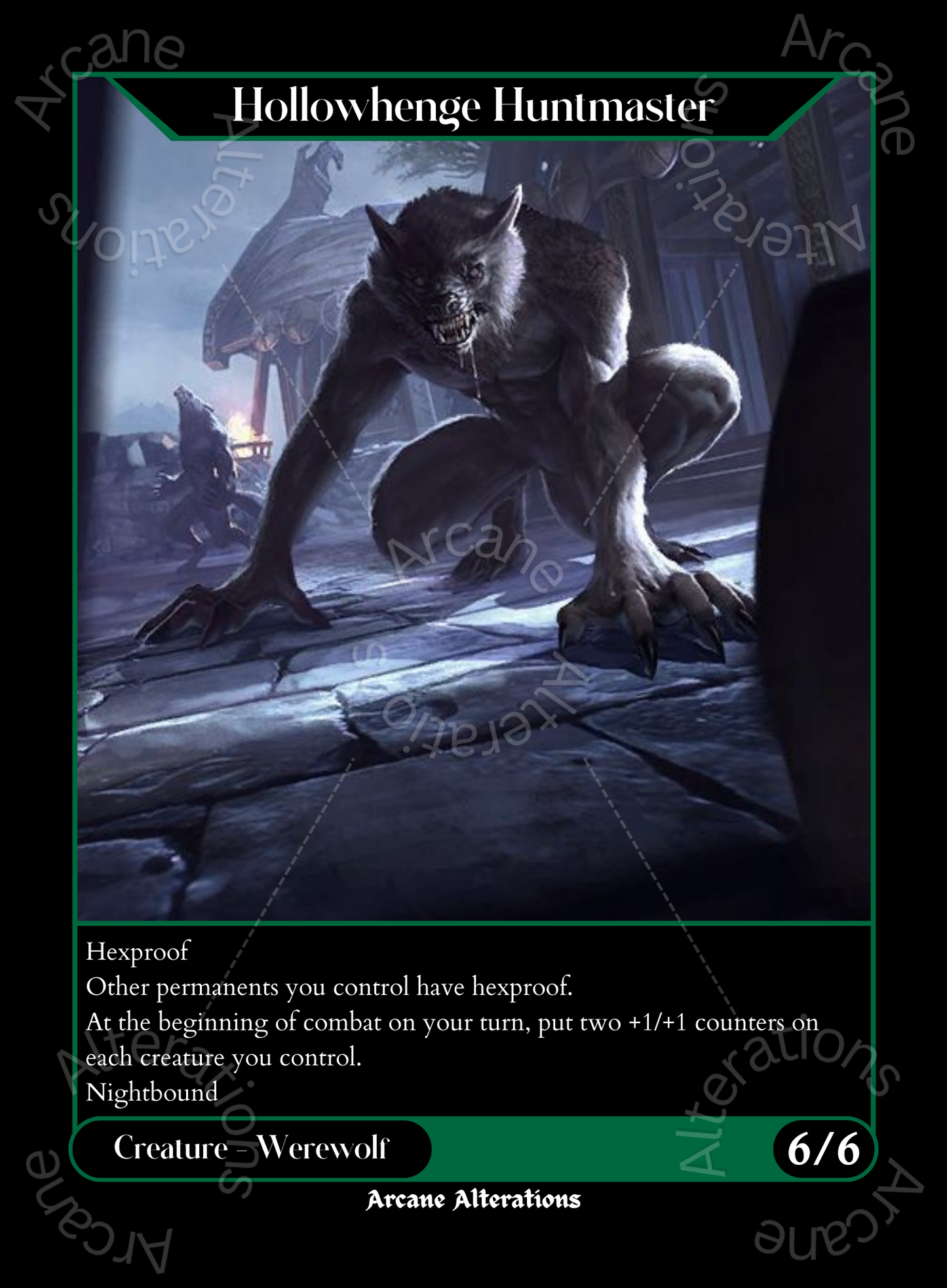 Avabruck Caretaker Aela the Huntress The Elder Scrolls Crossover - High Quality Altered Art Custom Proxy Cards