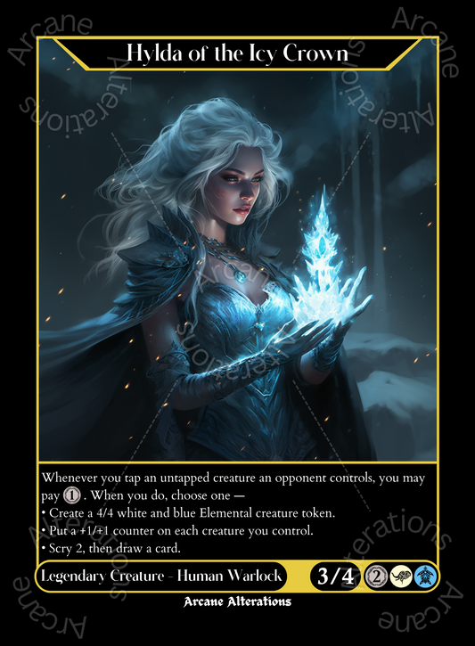 Hylda of the Icy Crown - High Quality Altered Art Custom Proxy Cards