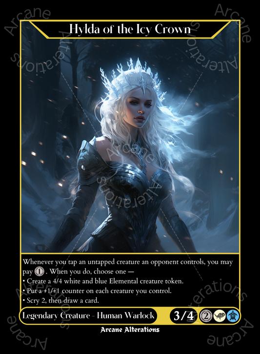 Hylda of the Icy Crown - High Quality Altered Art Custom Proxy Cards