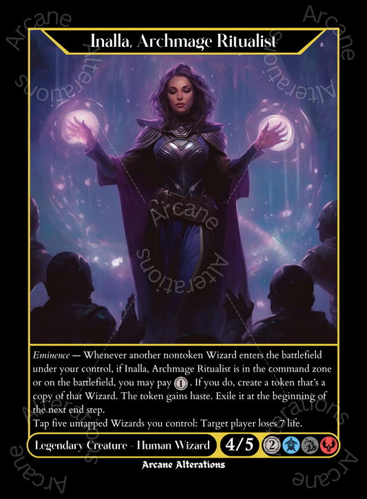 Inalla, Archmage Ritualist - High Quality Altered Art Custom Proxy Cards