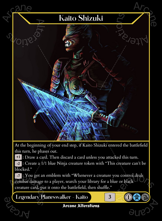 Katio Shizuki Kenshi Mortal Kombat Crossover Single - High Quality Altered Art Custom Proxy Cards