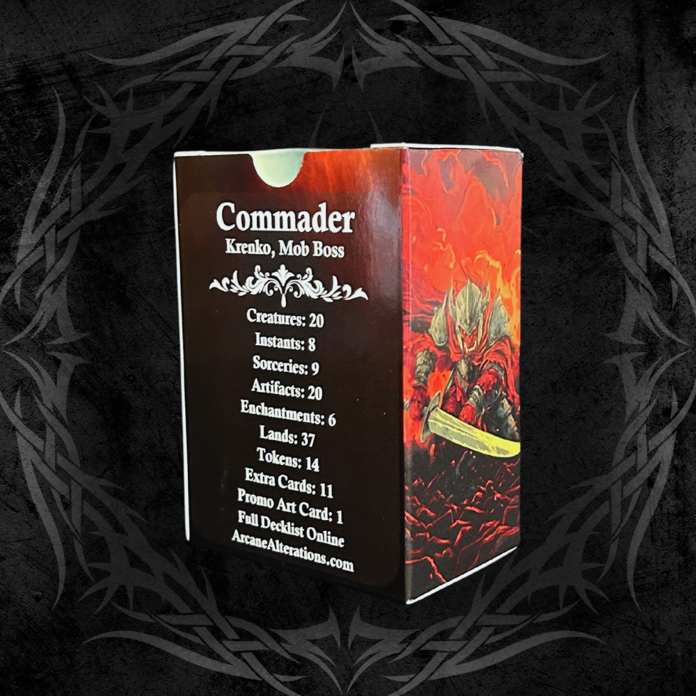 Krenko, Mob Boss Commander Deck Fully Customized