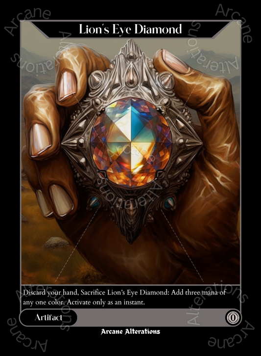 Lion's Eye Diamond - High Quality Altered Art Custom Proxy Cards