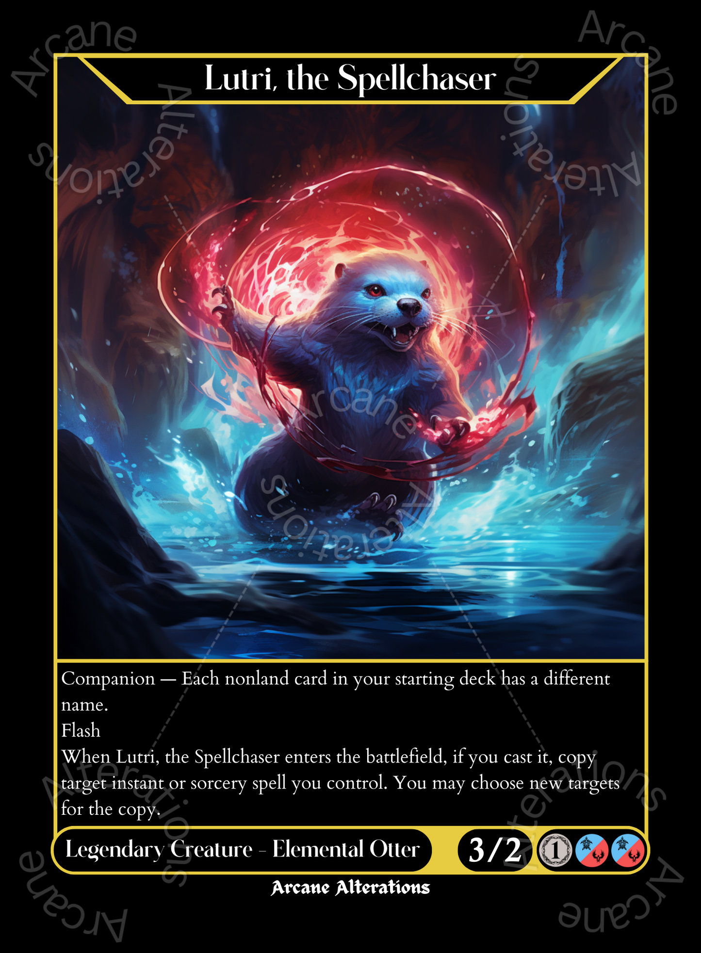 Lutri, the Spellchaser - High Quality Altered Art Custom Proxy Cards