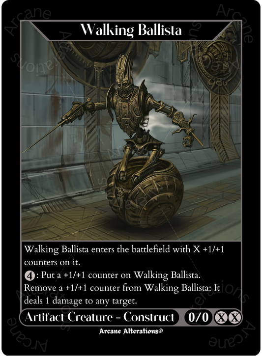 Walking Ballista Dwarven Sphere The Elder Scrolls Crossover - High Quality Altered Art Custom Proxy Cards