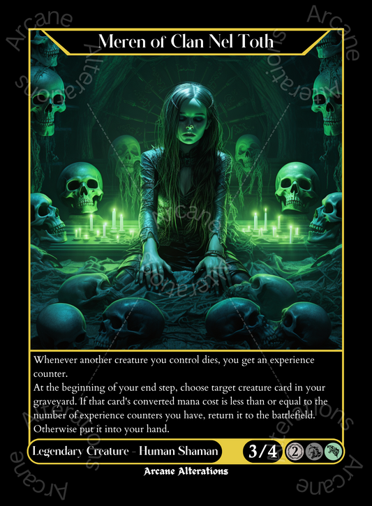 Meren of Clan Nel Toth - High Quality Altered Art Custom Proxy Cards