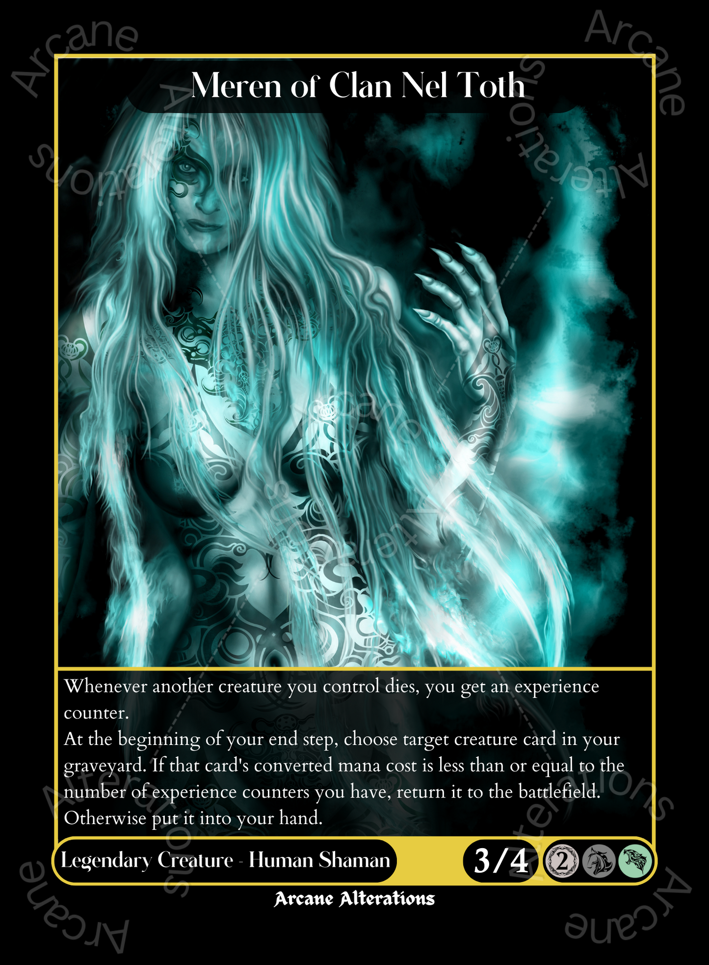 Meren of Clan Nel Toth - High Quality Altered Art Custom Proxy Cards