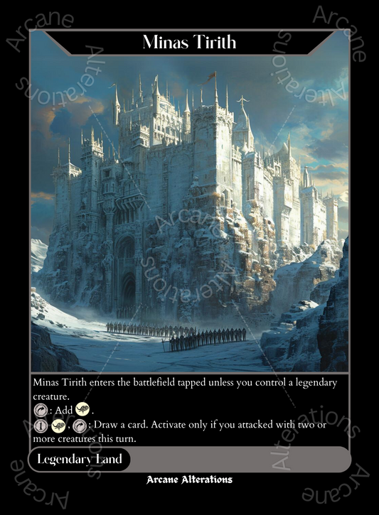 Minas Tirith - High Quality Altered Art Custom Proxy Cards