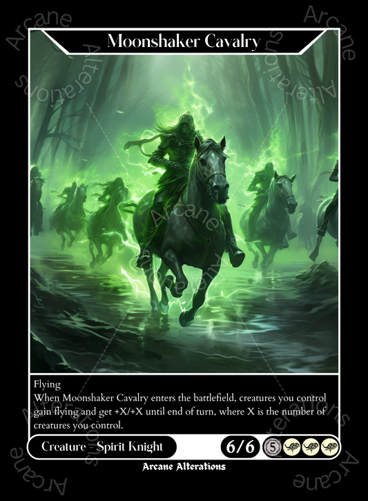 Moonshaker Cavalry - High Quality Altered Art Custom Proxy Cards