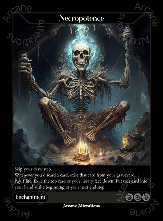 Necropotence - High Quality Altered Art Custom Proxy Cards