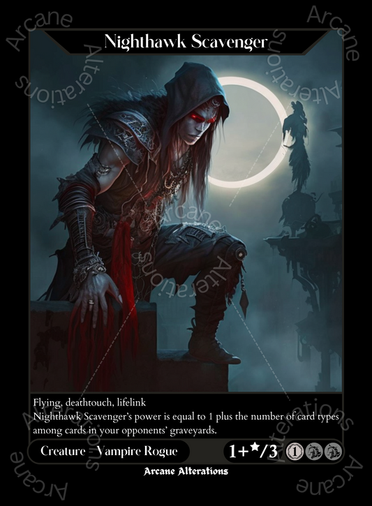 Nighthawk Scavenger - High Quality Altered Art Custom Proxy Cards