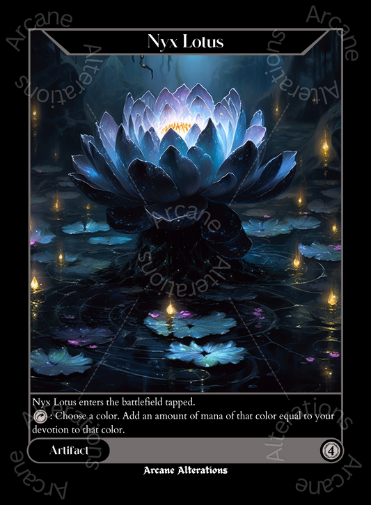 Nyx Lotus - High Quality Altered Art Custom Proxy Cards