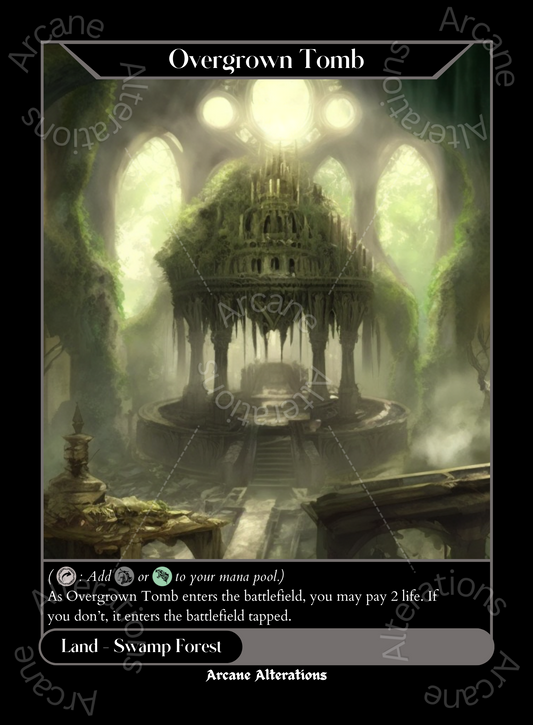 Overgrown Tomb - High Quality Altered Art Custom Proxy Cards