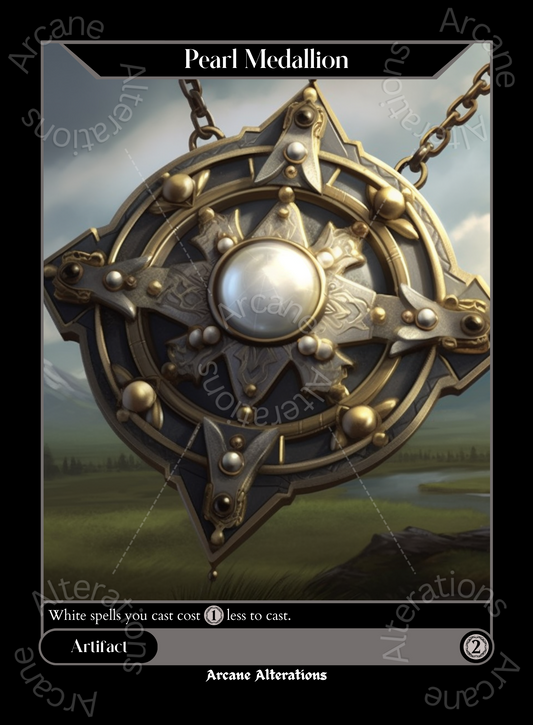 Pearl Medallion - High Quality Altered Art Custom Proxy Cards