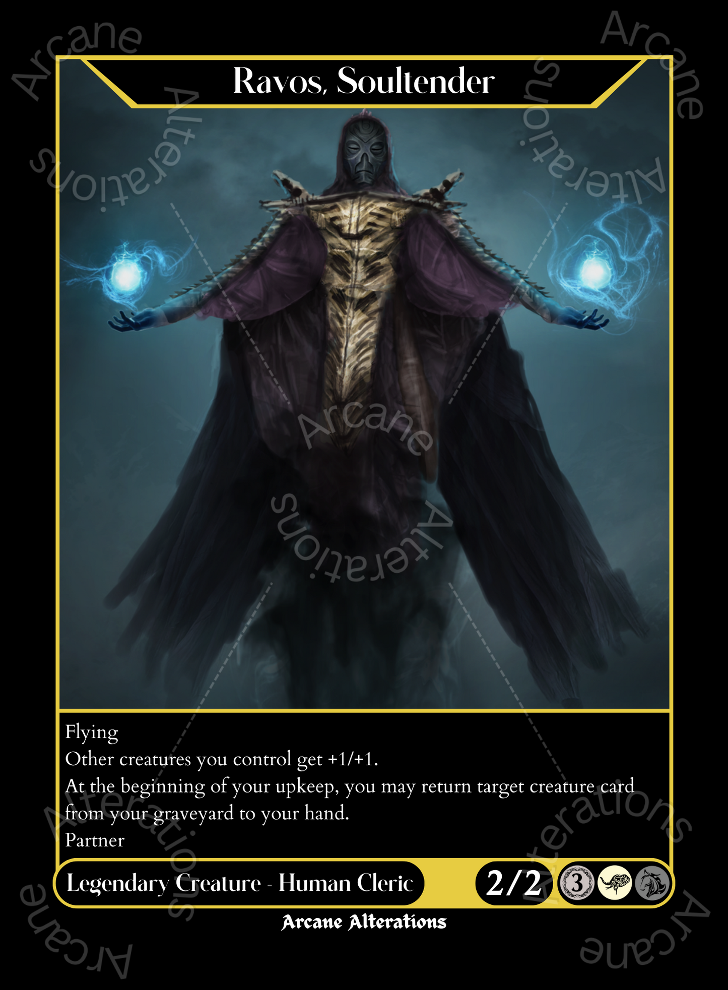 Ravos, Soultender Dragon Priest The Elder Scrolls Crossover - High Quality Altered Art Custom Proxy Cards