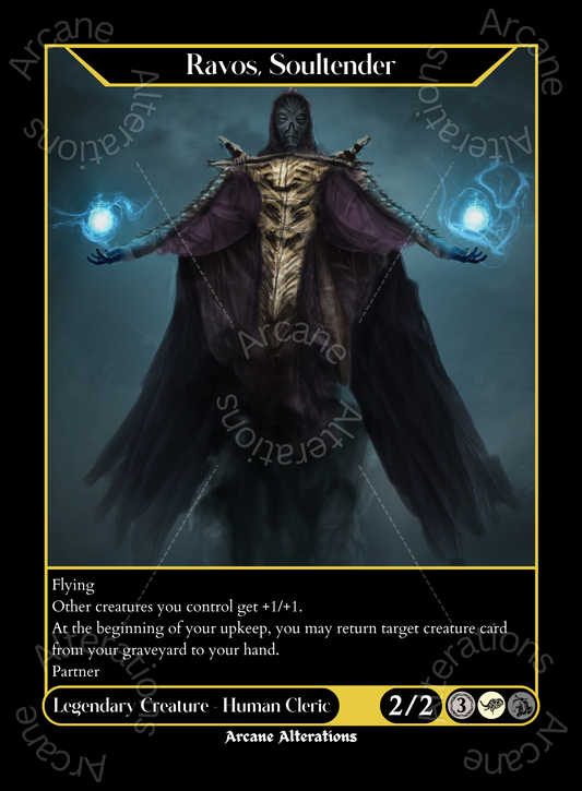 Ravos, Soultender Dragon Priest The Elder Scrolls Crossover - High Quality Altered Art Custom Proxy Cards