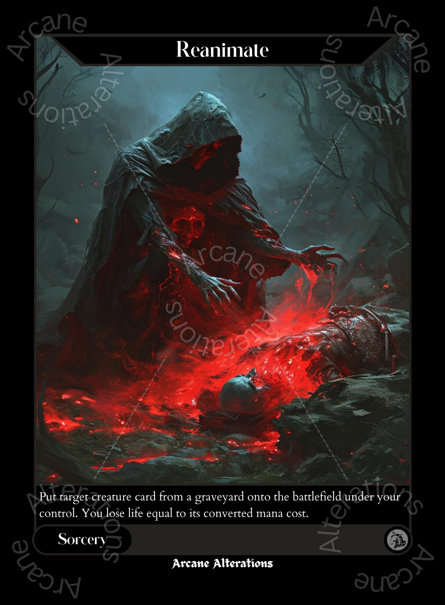 Reanimate - High Quality Altered Art Custom Proxy Cards