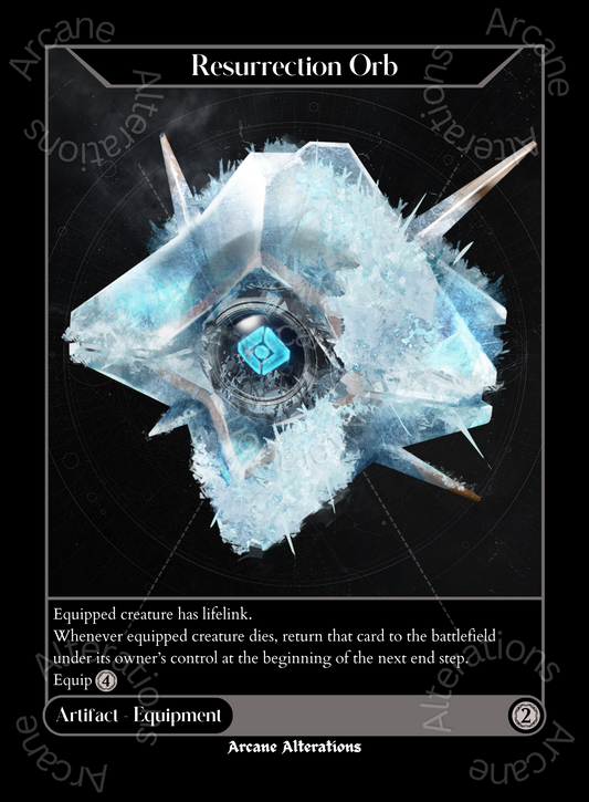 Resurrection Orb Ghost Destiny Crossover Single - High Quality Altered Art Custom Proxy Cards