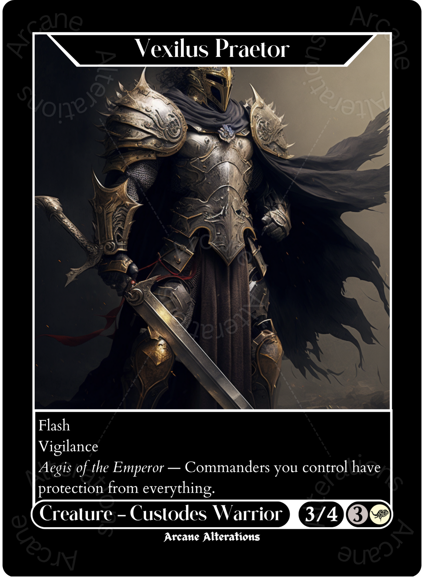 Vexilus Praetor - High Quality Altered Art Custom Proxy Cards