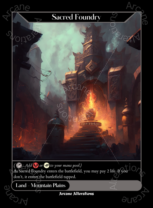 Sacred Foundry - High Quality Altered Art Custom Proxy Cards