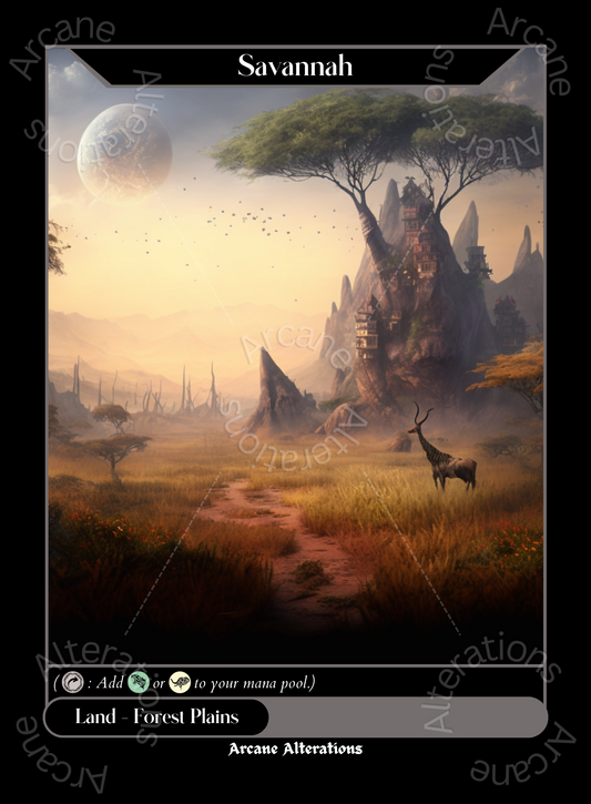 Savannah - High Quality Altered Art Custom Proxy Cards