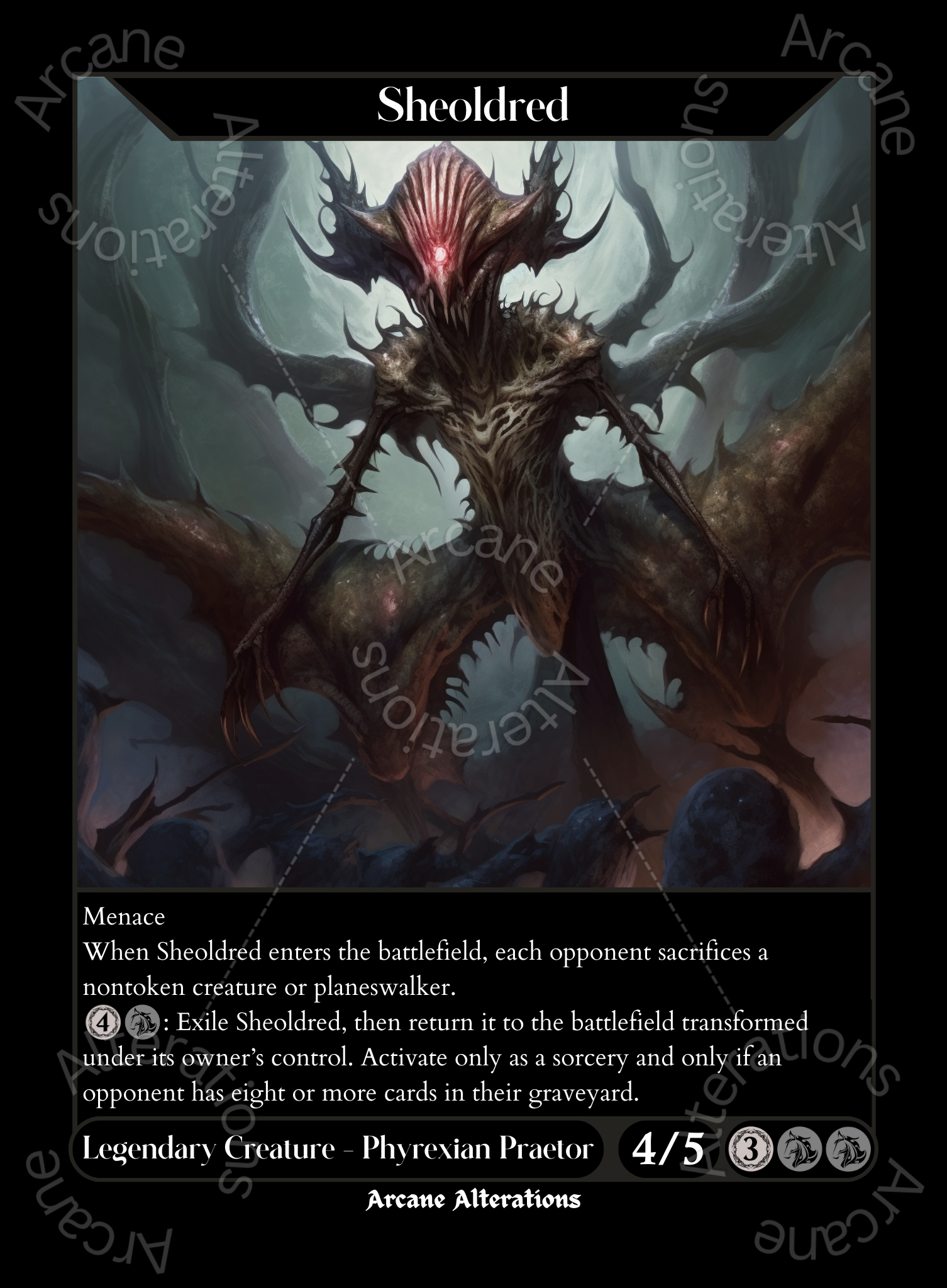 mtg high resolution card images Sheoldred