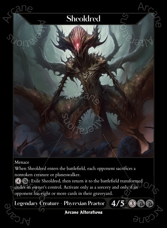 Sheoldred - High Quality Altered Art Custom Proxy Cards