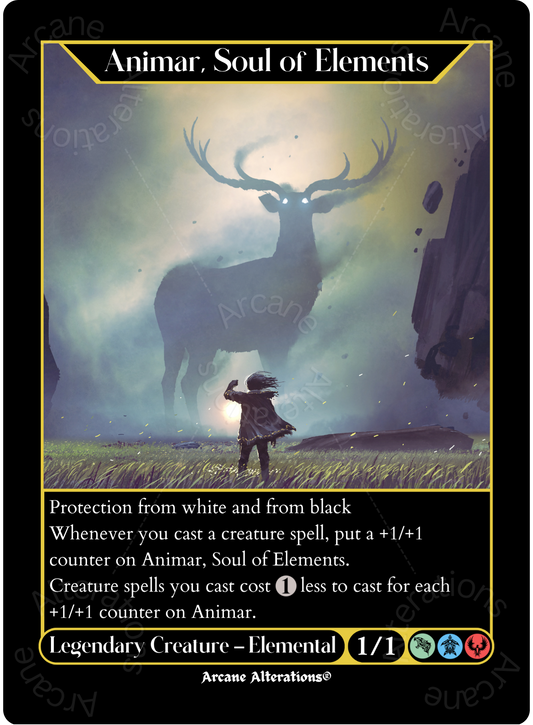 Animar, Soul of Elements - High Quality Altered Art Custom Proxy Cards
