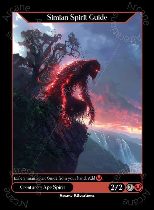 Simian Spirit Guide - High Quality Altered Art Custom Proxy Cards